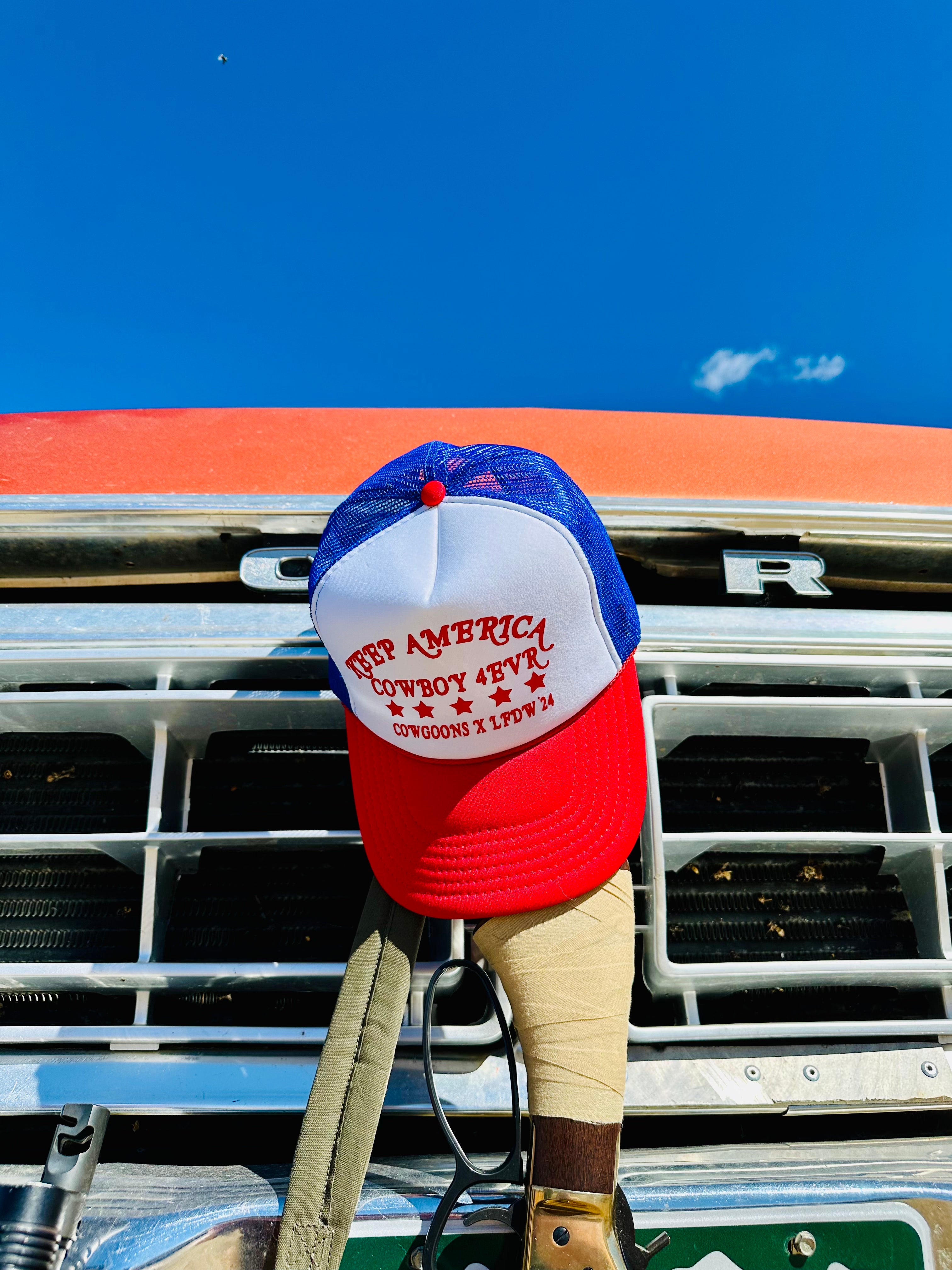 Rope 'Em Cowboy Trucker Hat